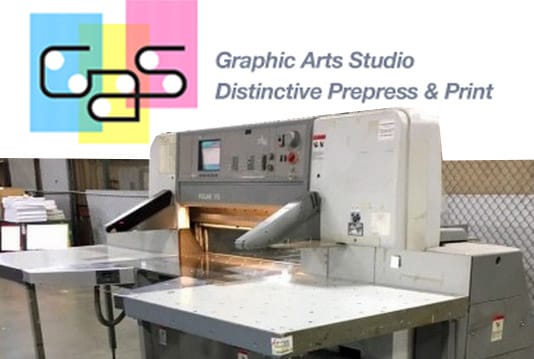 Graphics Art Studios buys Polar paper cutter and paper jogger